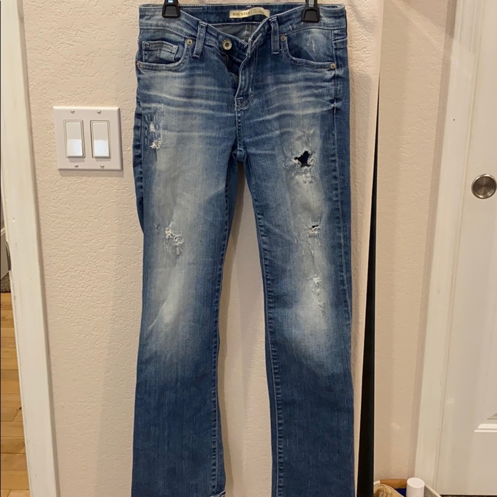 Big Star size 25R mid-rise bootcut jeans
